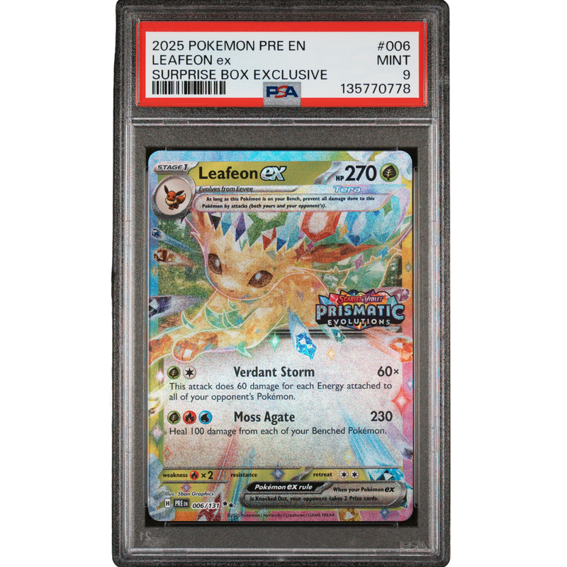 Leafeon EX #006 PSA 9 Mint