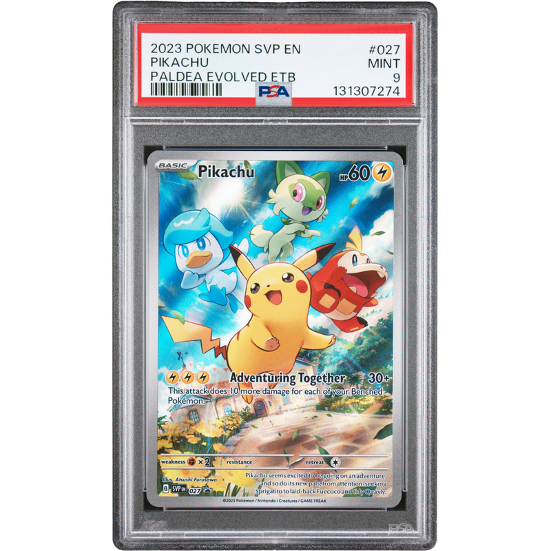Pikachu #027 PSA 9 Mint