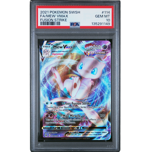 (SWSH08) Mew VMAX #114 PSA 10 Gem Mint