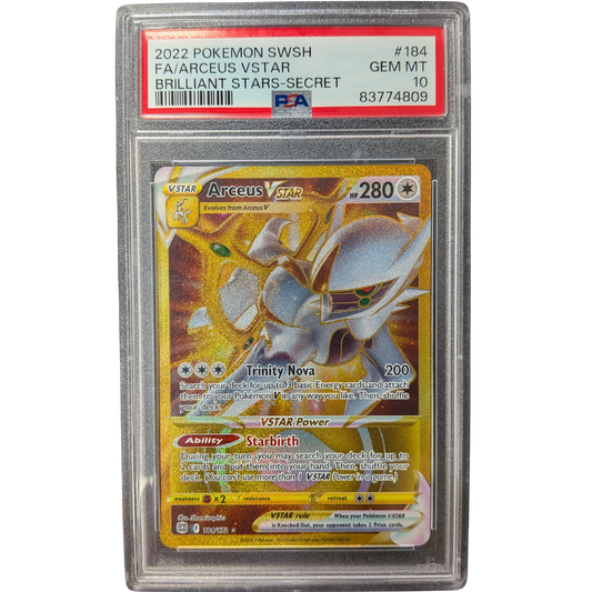 (SWSH09) Arceus VSTAR #184 PSA 10 Gem MT