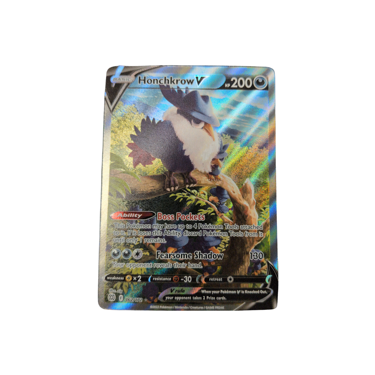 (SWSH09) Honchkrow V #162 NM