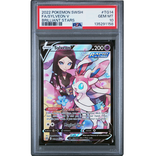 (SWSH09) Sylveon V #TG14 PSA 10 Gem Mint