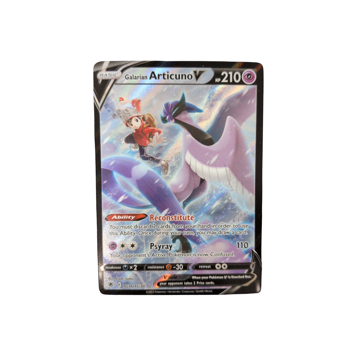 (SWSH10) Galarian Articuno V #TG16 NM