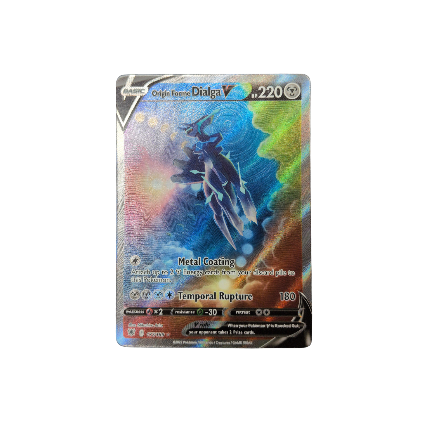 (SWSH10) Origin Forme Dialga V #177 NM