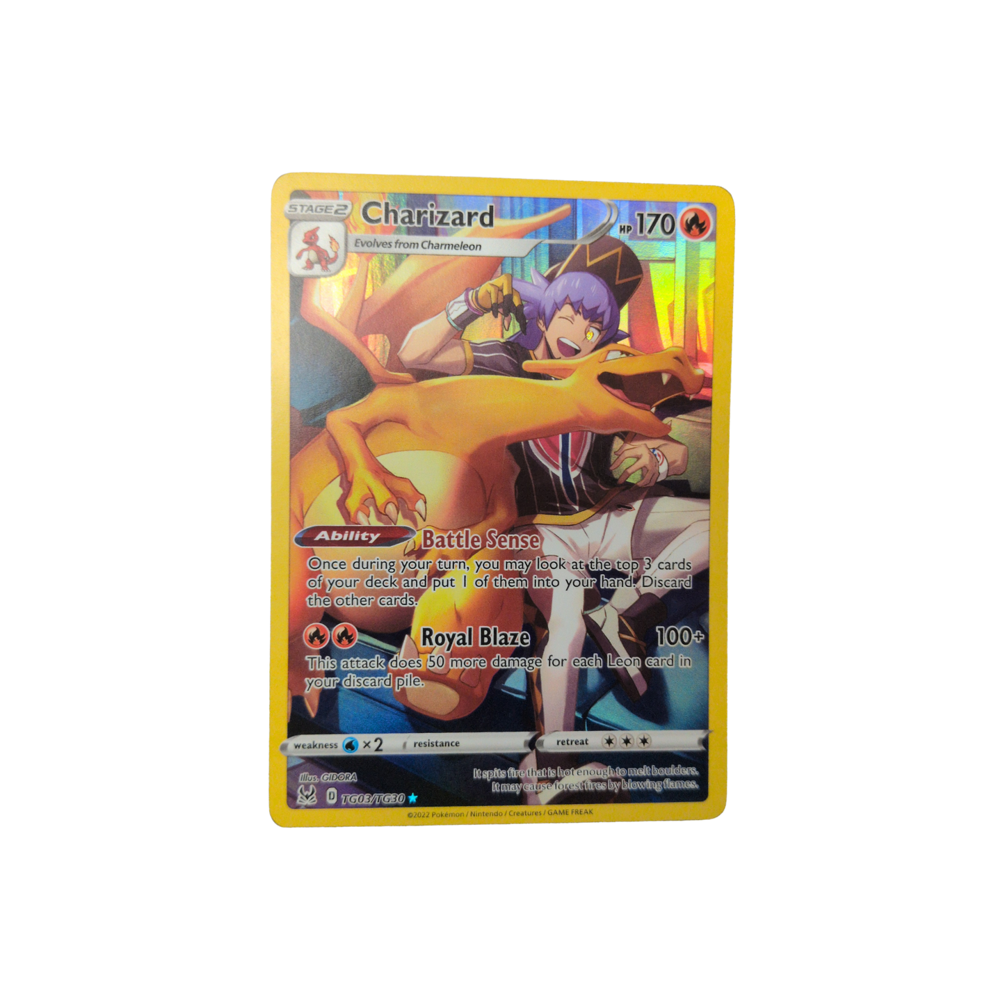 (SWSH11) Charizard #TG03 LP