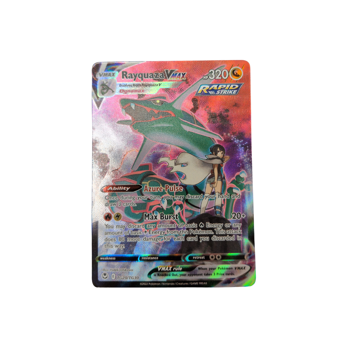 (SWSH12) Rayquaza VMAX #TG20 NM