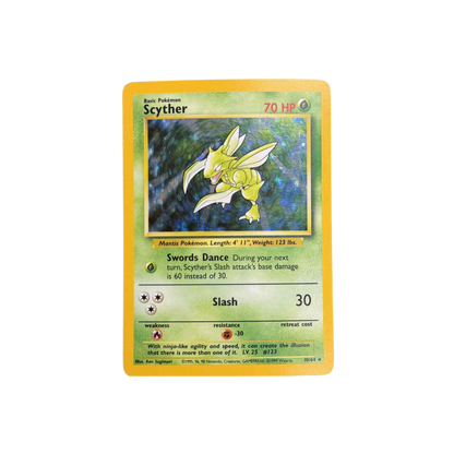 Scyther Holo Jungle No Symbol #10 - LP