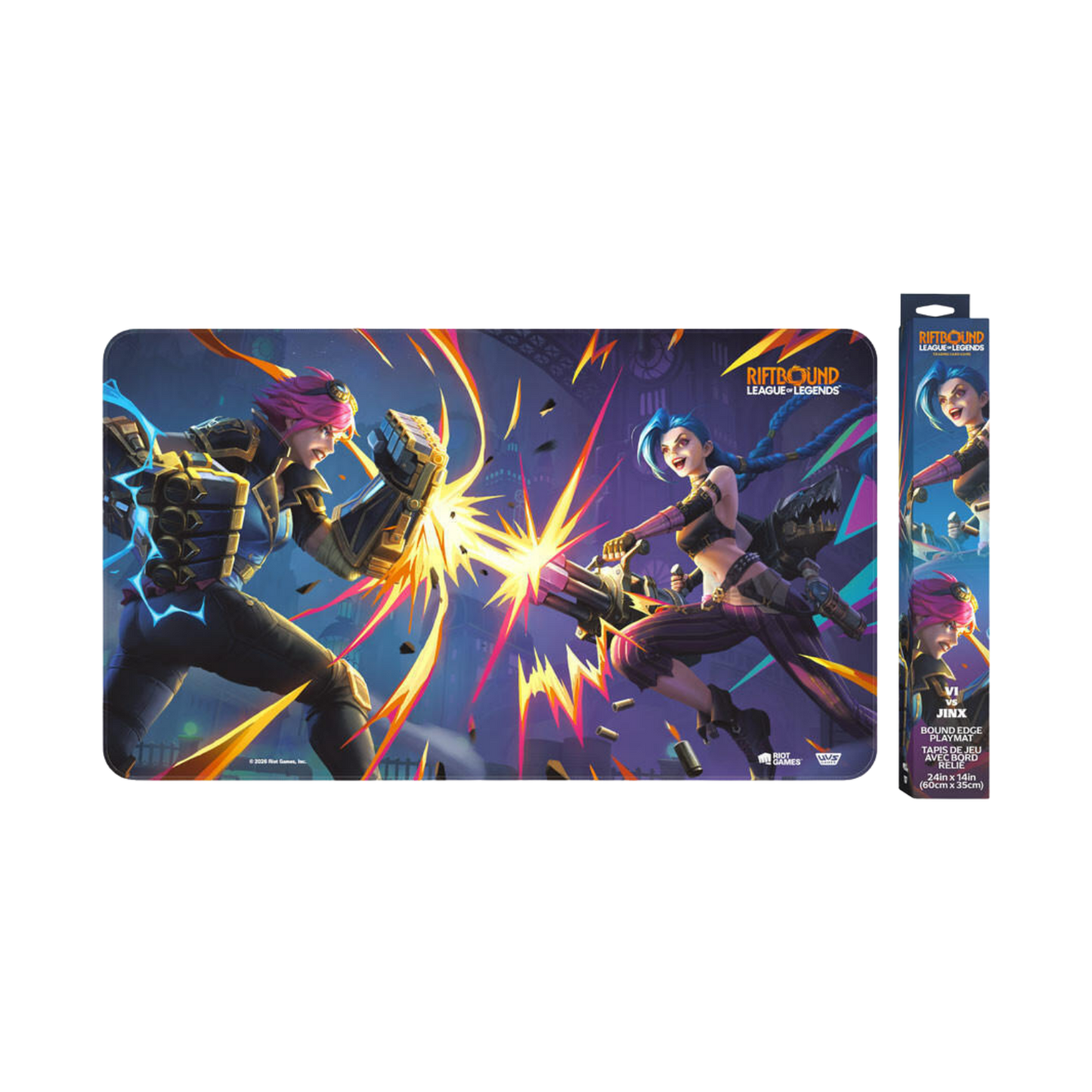 Riftbound: League of Legends Playmat - Vi vs Jinx