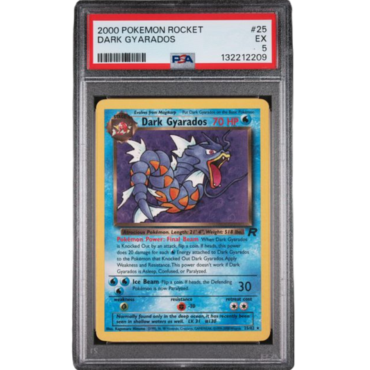 (TR) Dark Gyarados #25 PSA 5 EX
