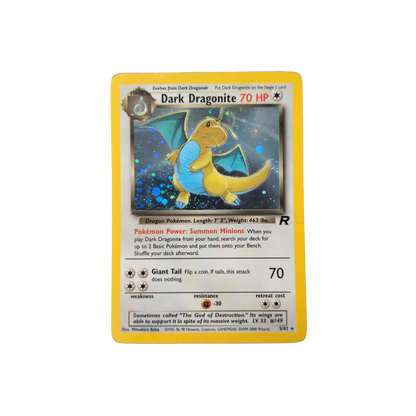 (TR) Dark Dragonite #005 Holofoil DMG