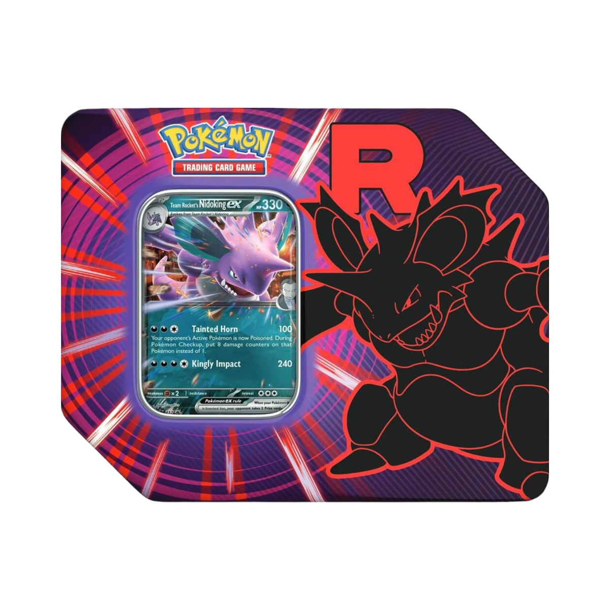 Team Rocket Tin [Team Rocket's Nidoking ex]