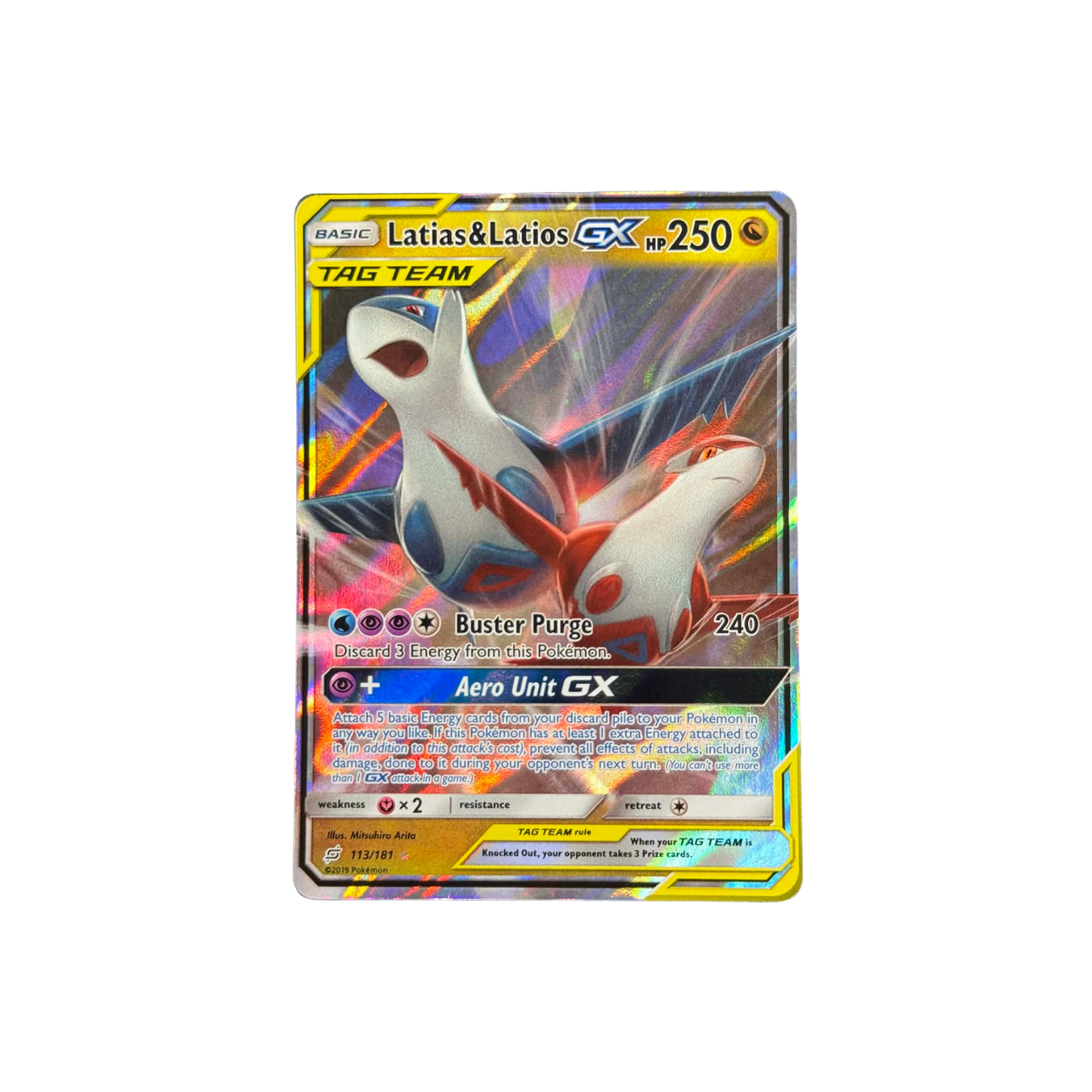 (Team Up) Latias & Latios GX #113 - NM
