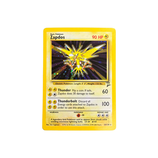 Zapdos Holo Base Set 2 #20 - LP
