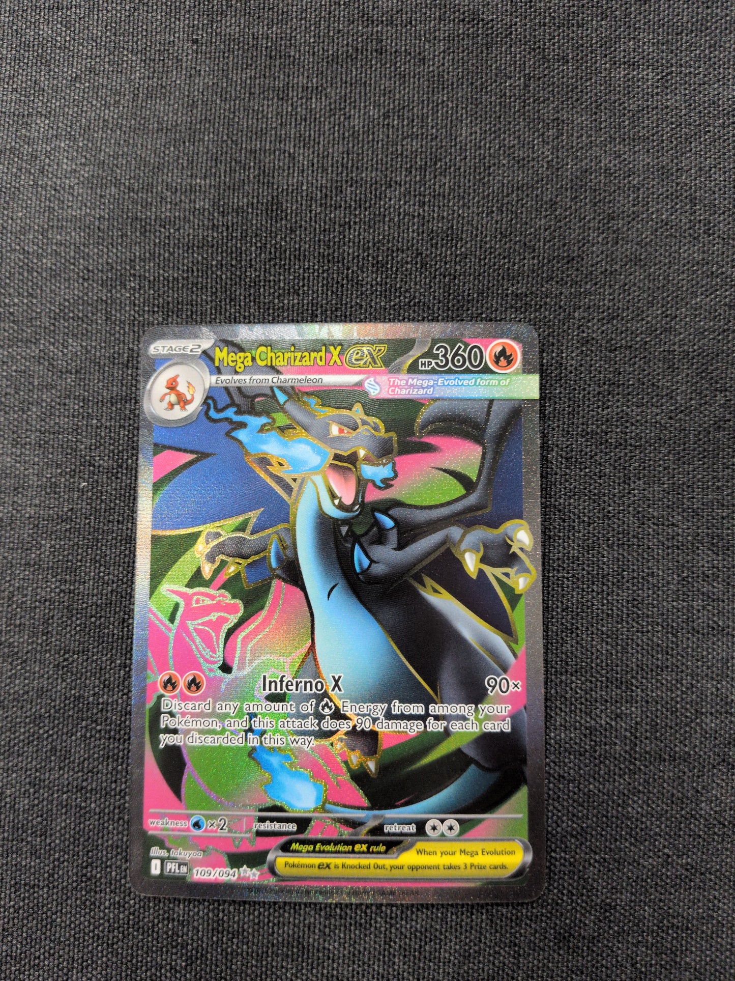 (PFL) Mega Charizard X EX #109 NM