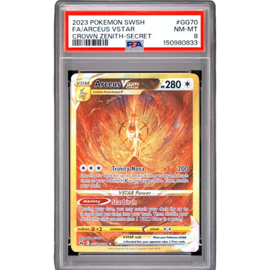 (CRZ:GG) Arceus VSTART Secret GG70 PSA 8