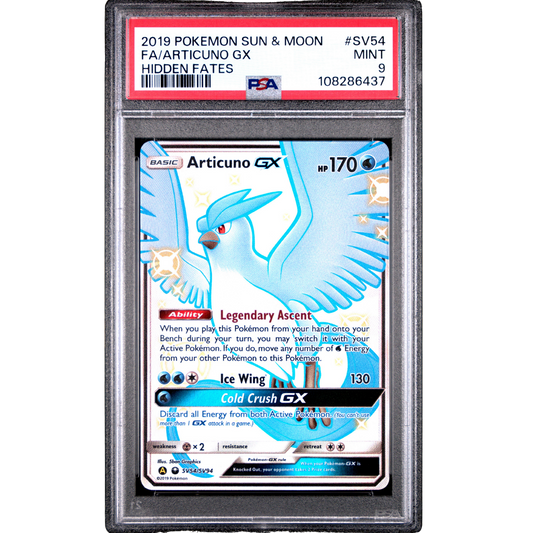 (HF) Articuno GX $SV54 PSA 9 Mint