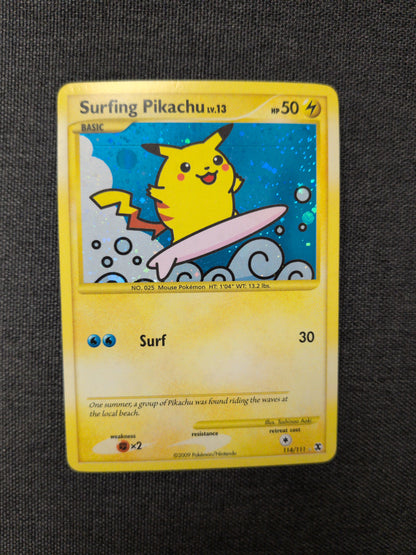 (RR) Surfing Pikachu #114 HP