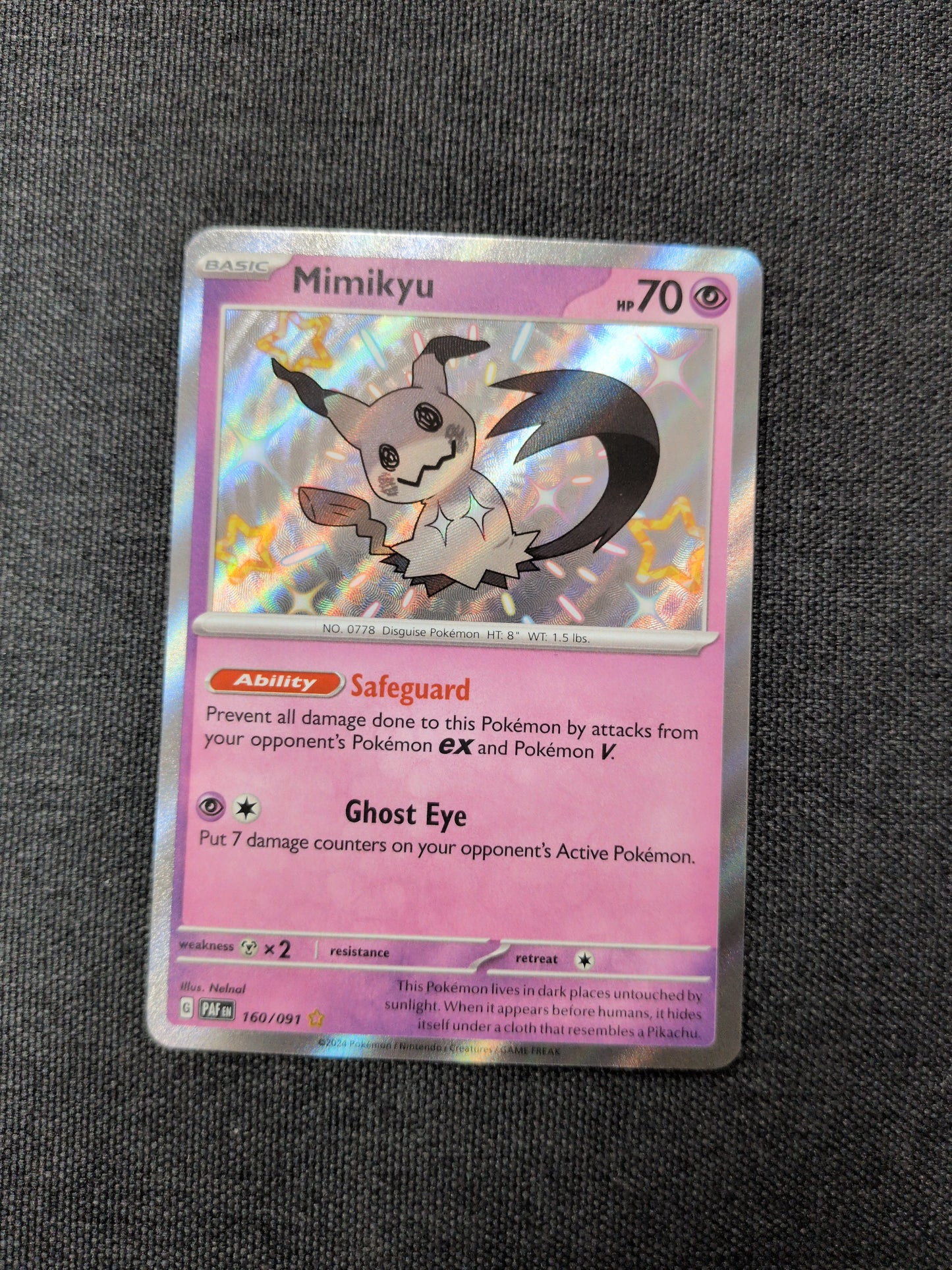 (PAF) Mimikyu SV #160 NM