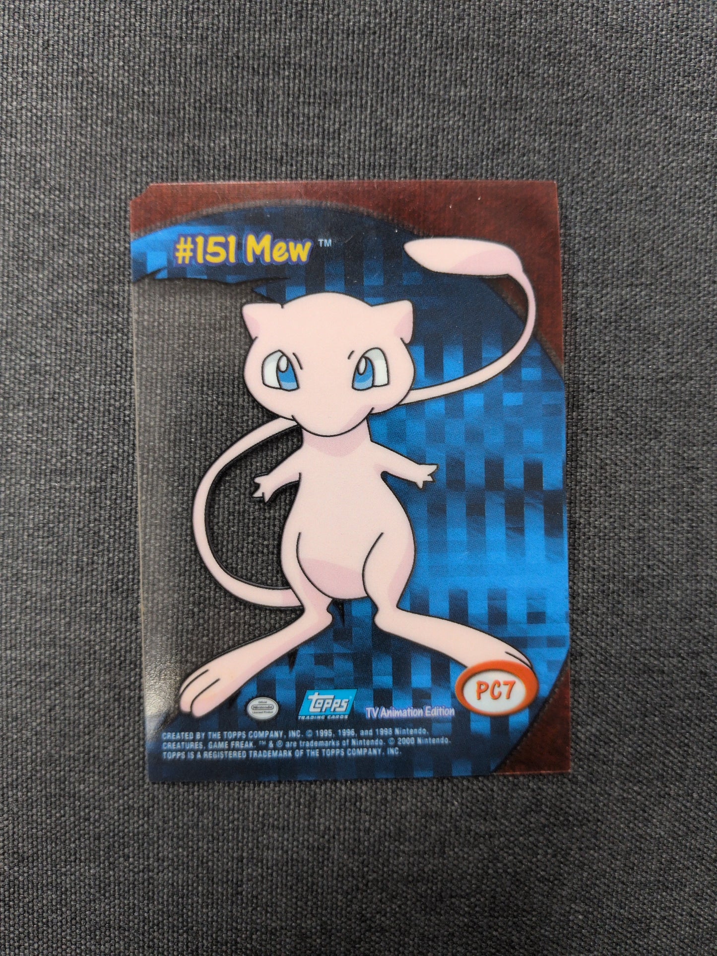 Topps TV Animation Edition #151 Mew PC7 DMG