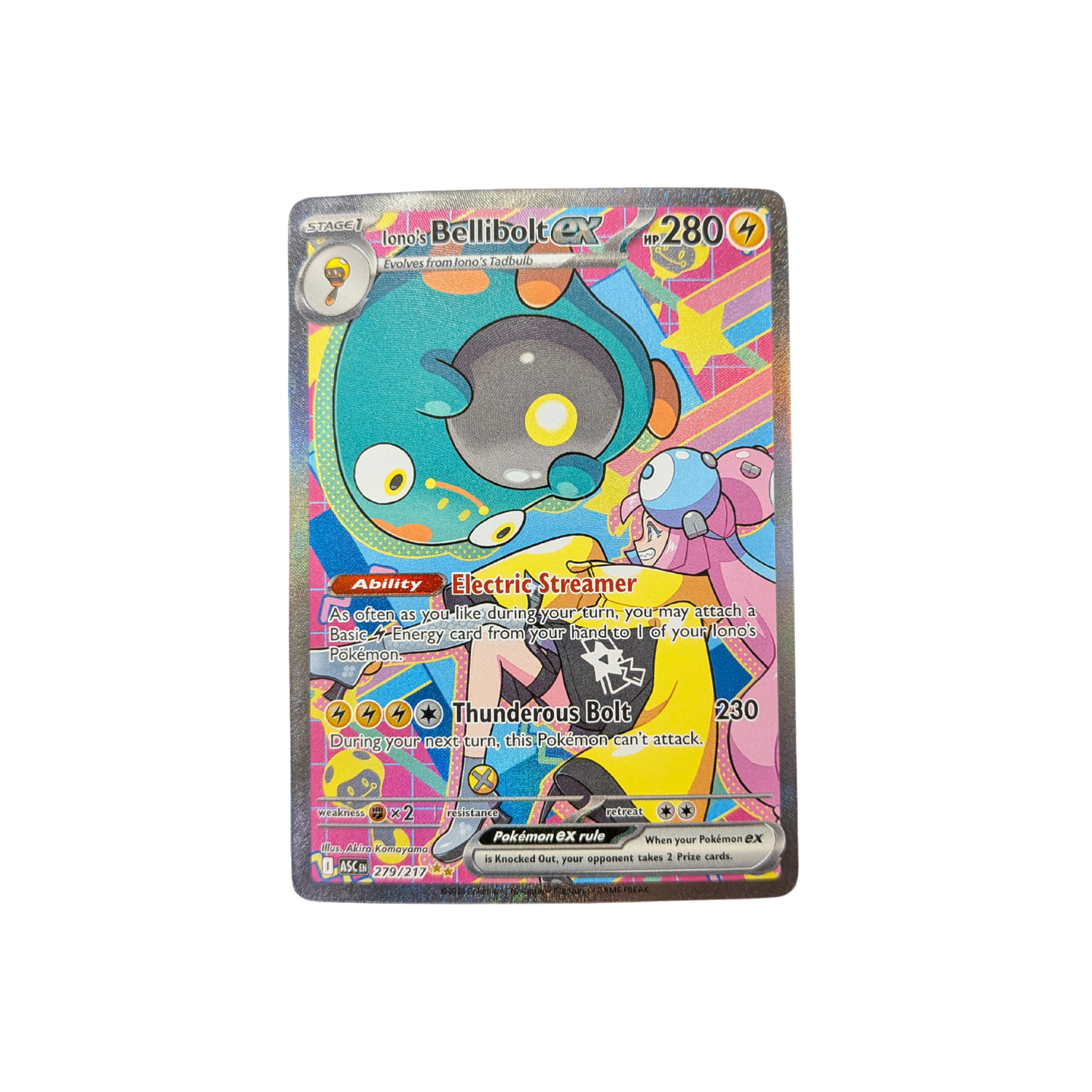 (ASC) Iono's Bellibolt EX SIR #279 NM
