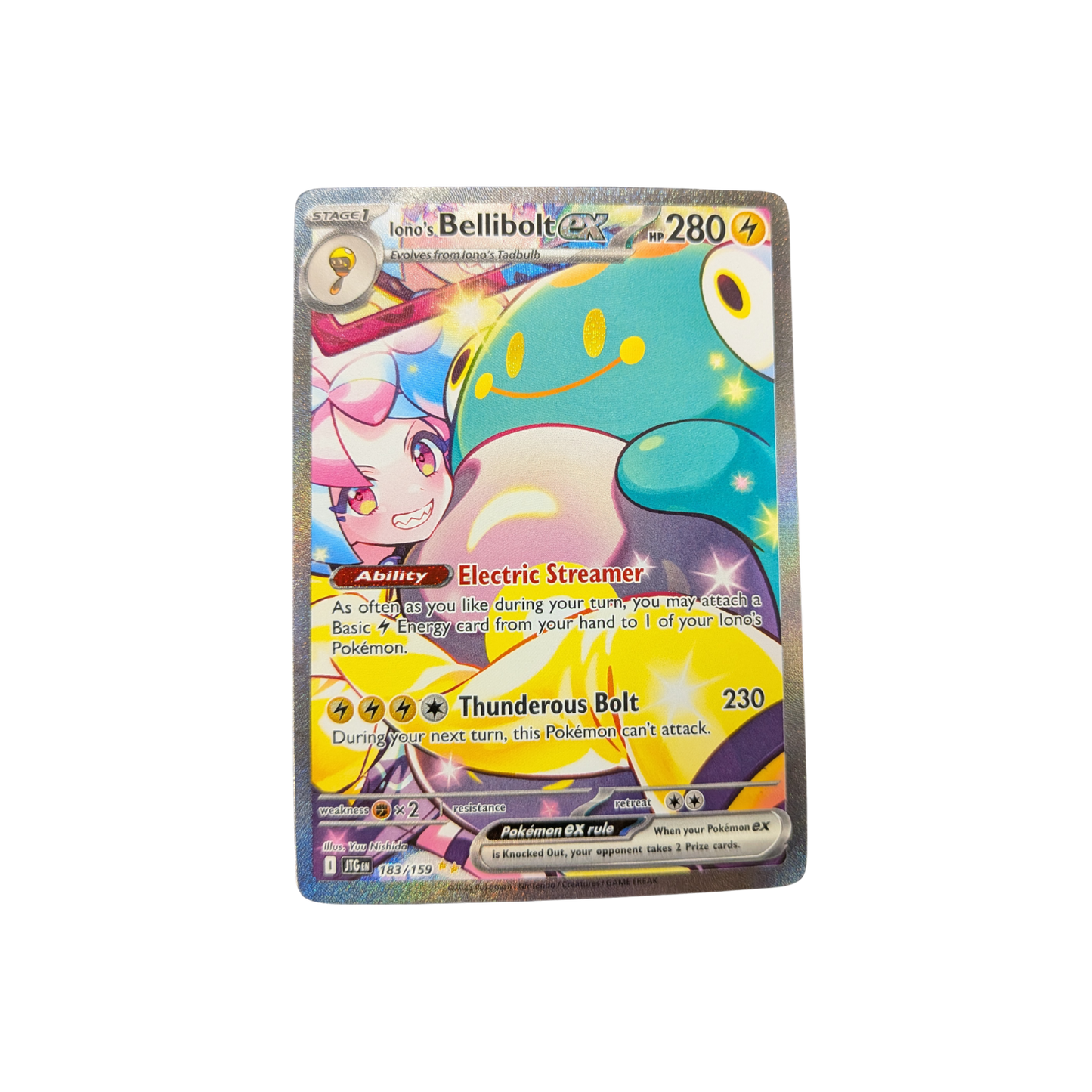 (JTG) Iono's Bellibolt EX #183 NM