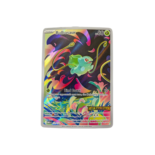 (MEG) Bulbasaur Booster Box Topper Stamped #133/132 LP
