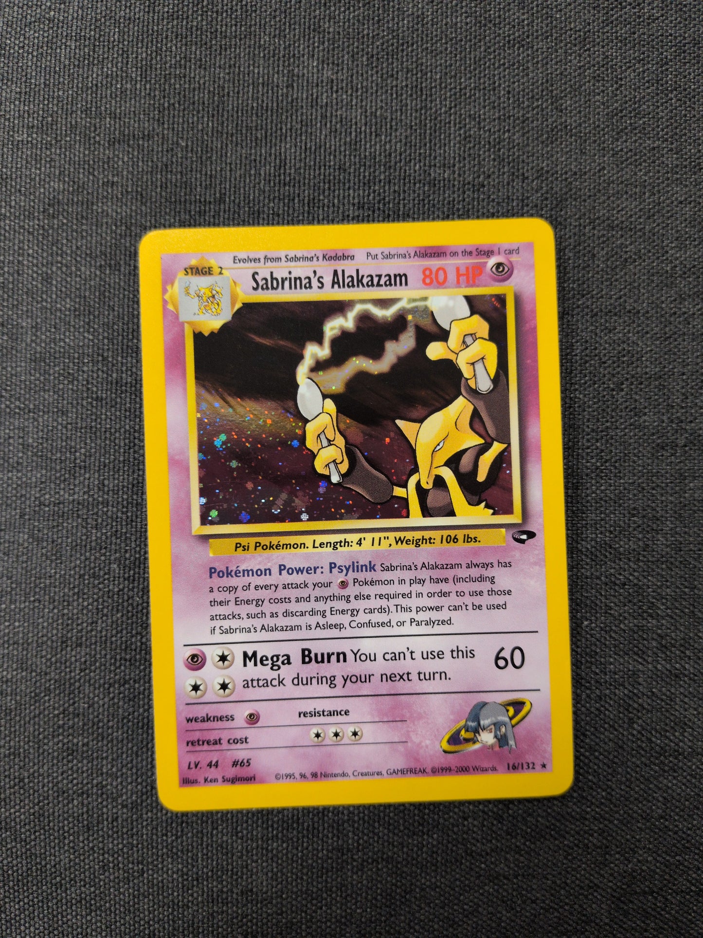 (G2) Sabrina's Alakazam #16 LP