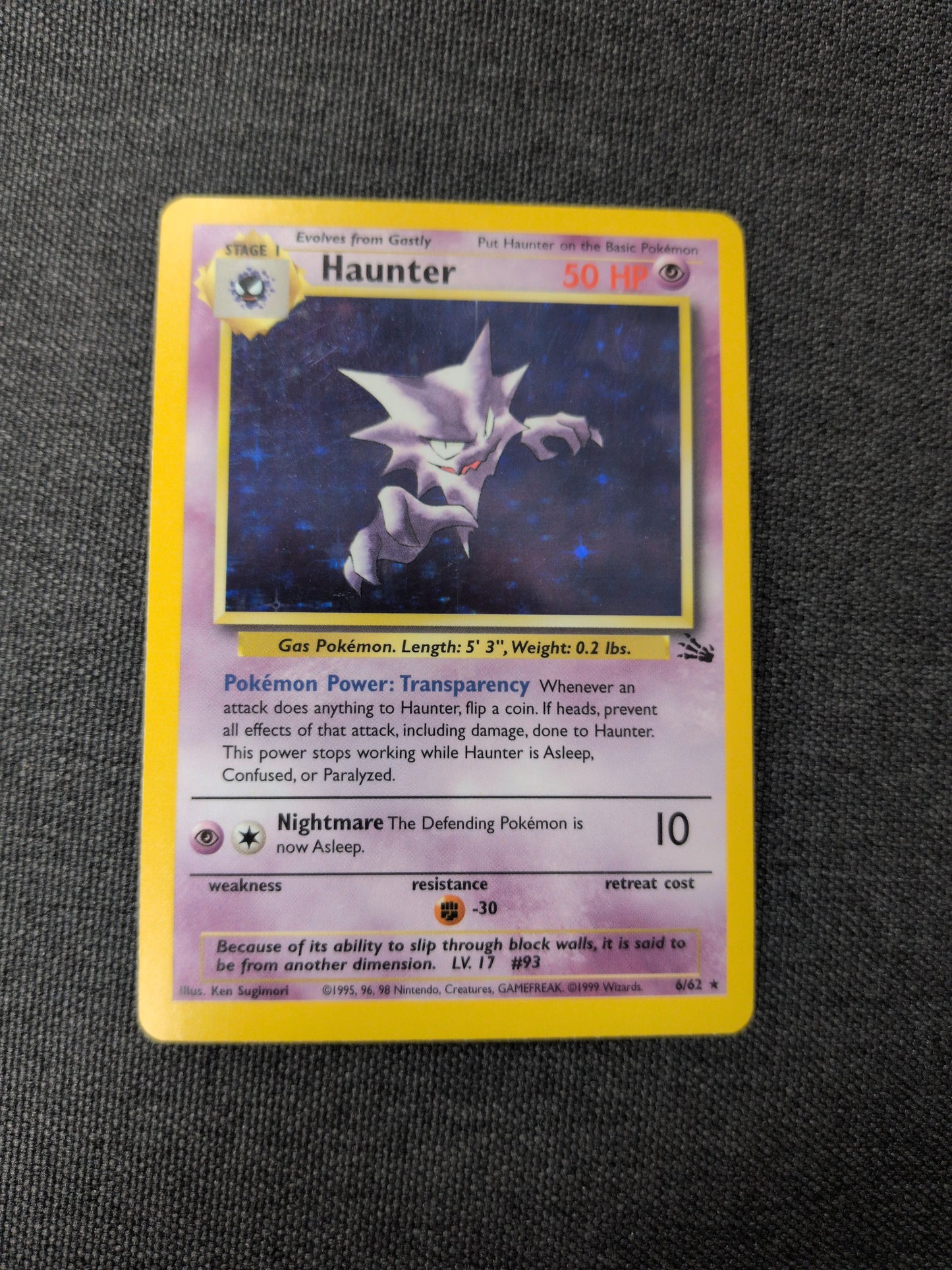 (FOS) Haunter Holo #6 MP