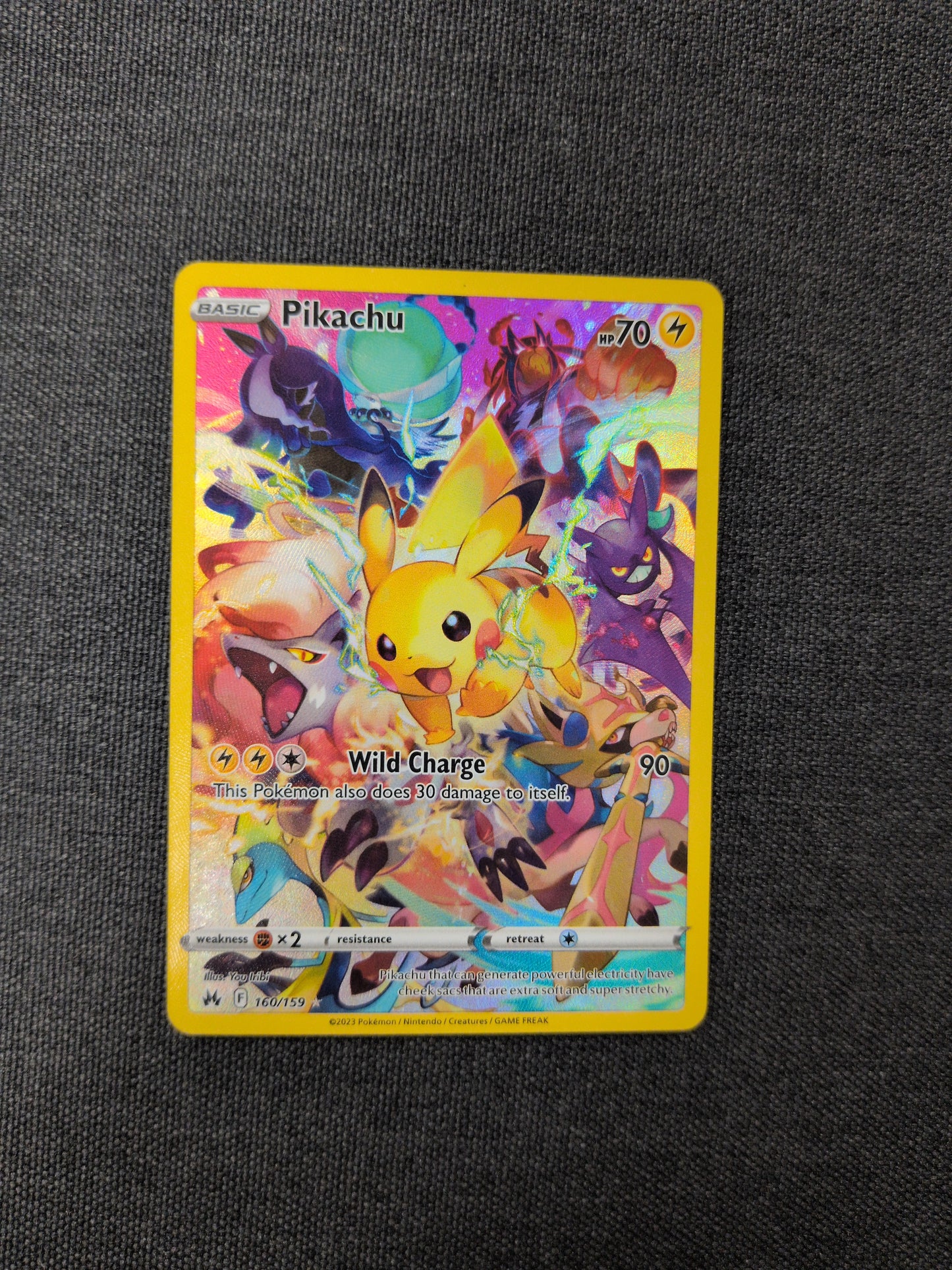 (CRZ) Pikachu #160 NM