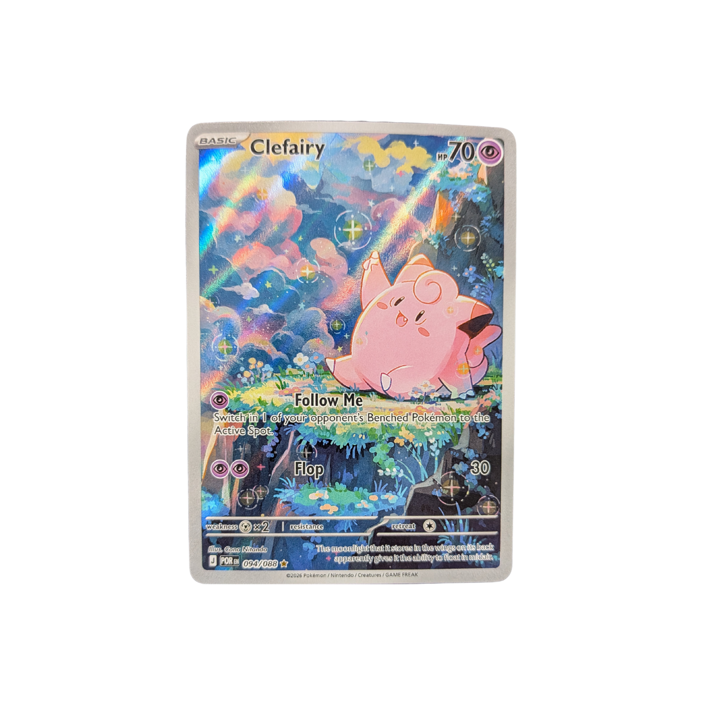 (POR) Clefairy IR #094/088 NM