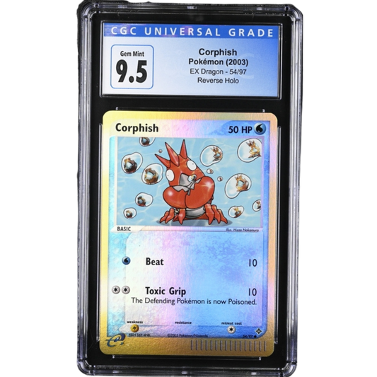 (DR) Corphish Reverse Holo #54 CGC 9.5 Gem Mint
