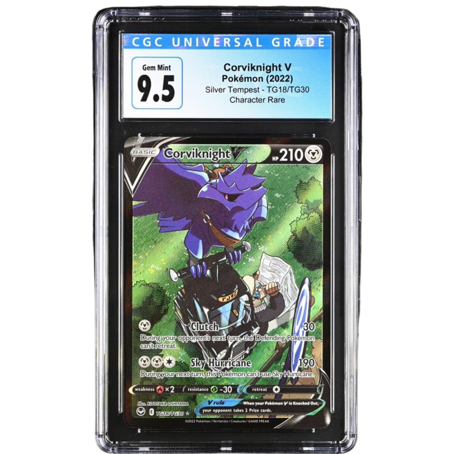 (SWSH12) Corviknight V #TG18 CGC 9.5 Gem Mint