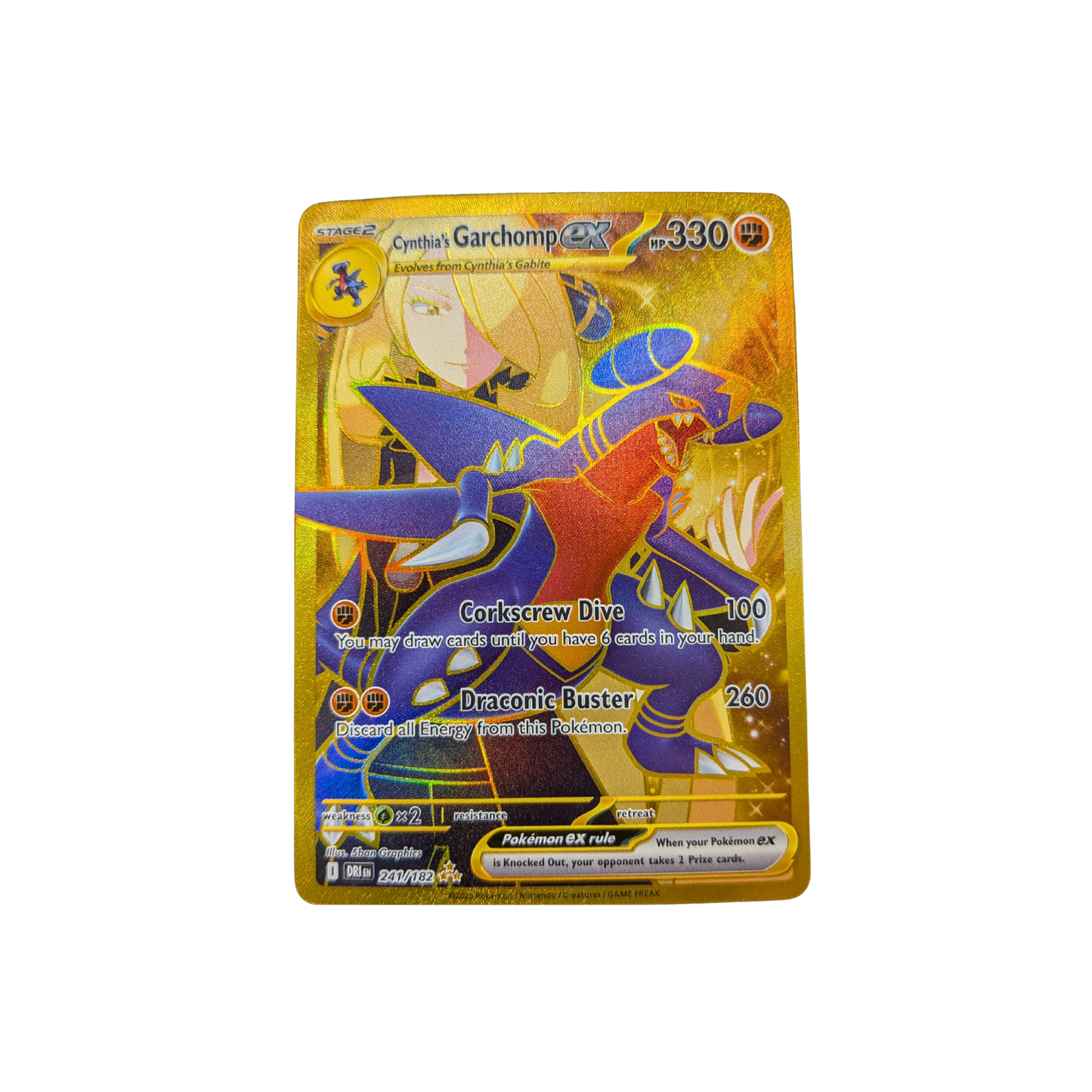 (DRI) Cynthia's Garchomp EX HR #241 NM