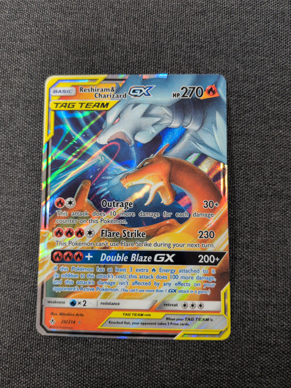 (SM10) Reshiram & Charizard GX #20 DMG