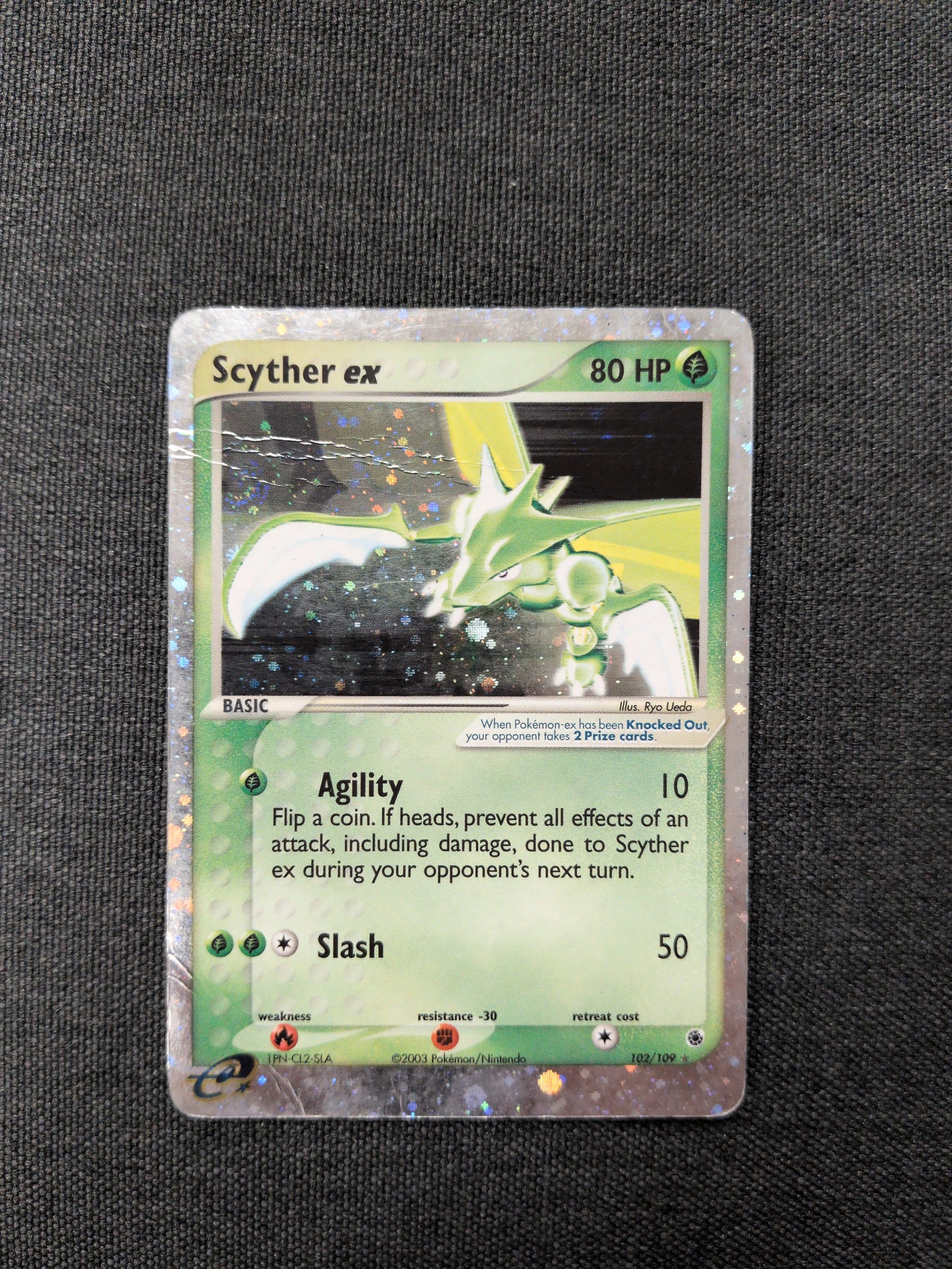 (RS) Scyther EX #102 DMG