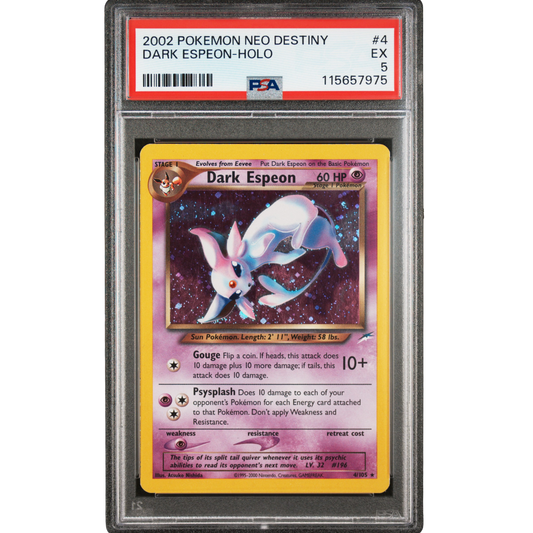 (Neo Destiny) Dark Espeon #004 PSA 5 EX