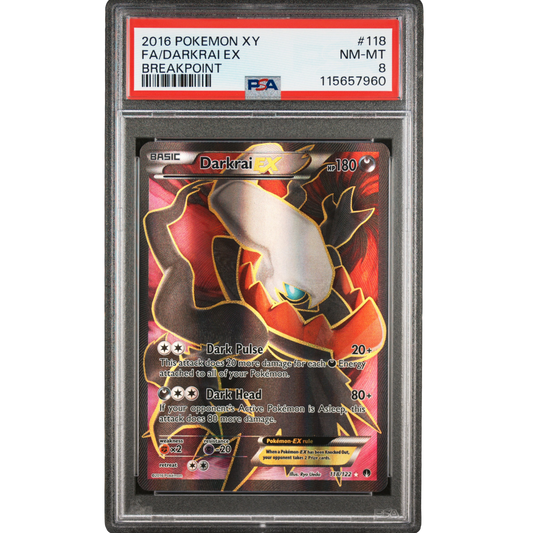 (Breakpoint) Darkrai EX #118 PSA 8 NM-MT