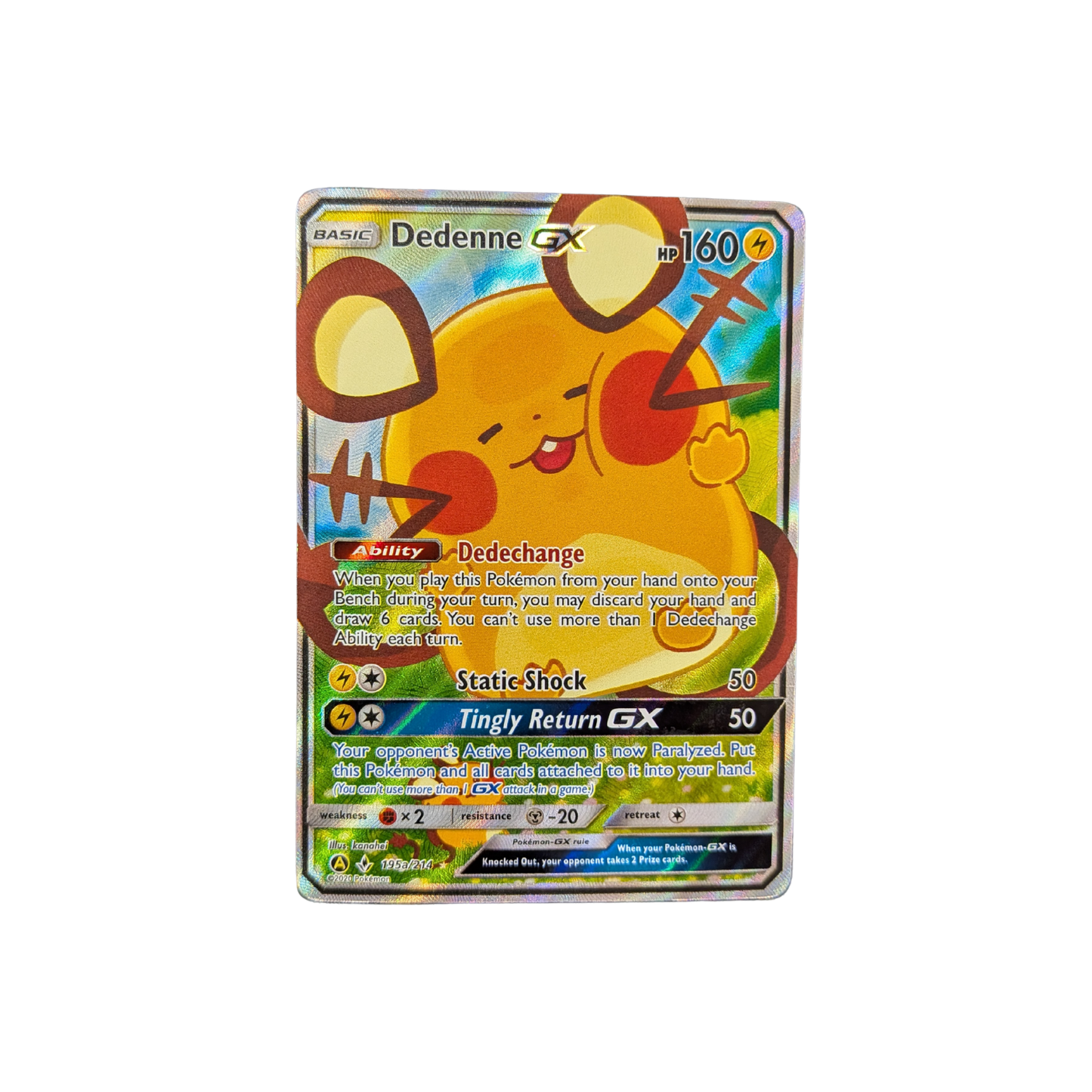 (Promo) Dedenne GX Alternate Art Promo #195a/214 HP