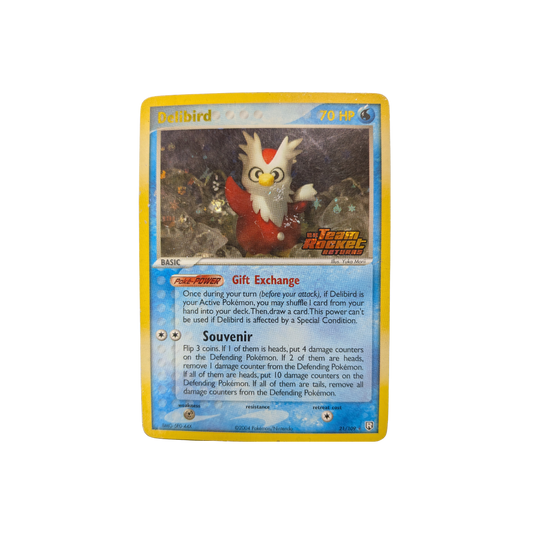 (Team Rocket Returns) Delibird Reverse Holofoil 21/109 - DMG