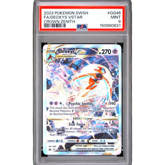 (CRZ:GG) Deoxys VSTAR GG46 PSA 9 Mint