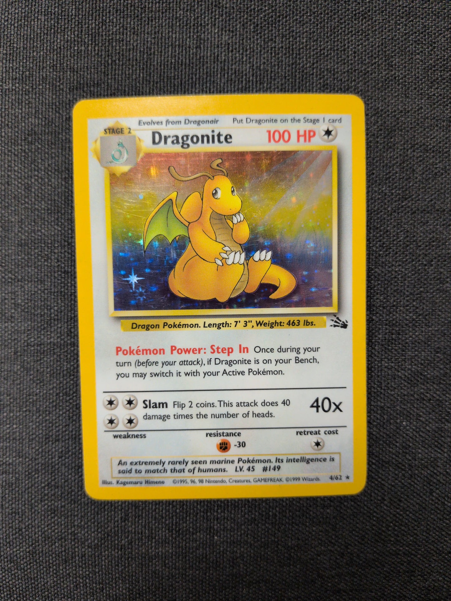 (FOS) Dragonite Holo #004 HP