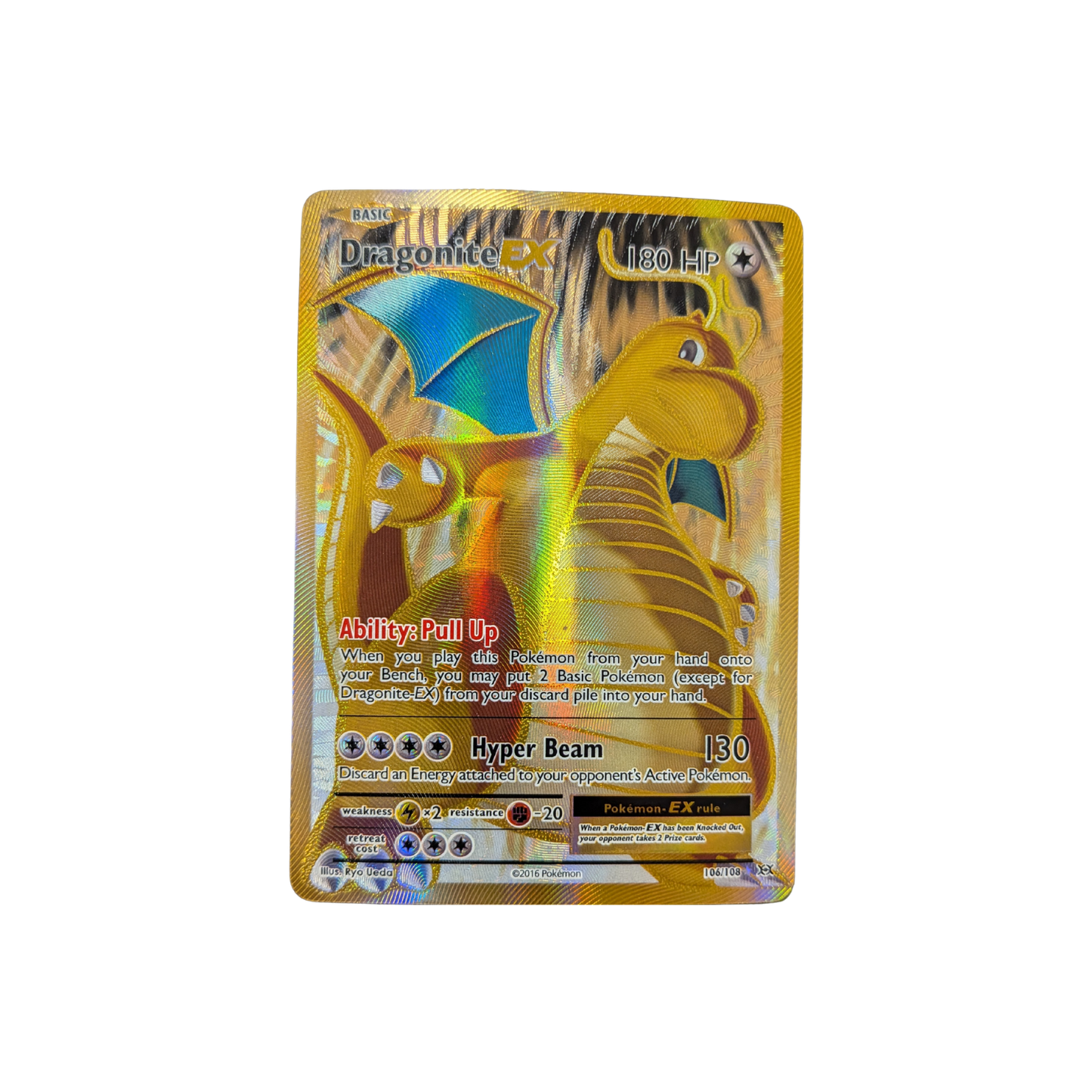 (EVO) Dragonite EX Full Art #106/108 LP