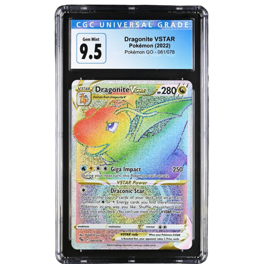 (PGO) Dragonite VSTAR #081 CGC 9.5 Gem Mint
