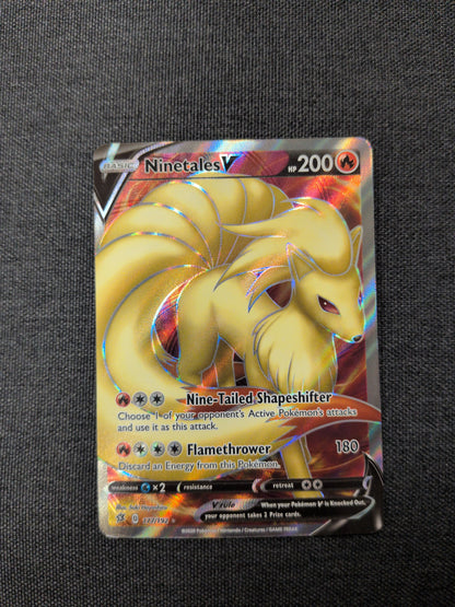 (SWSH02) Ninetales V #177 NM