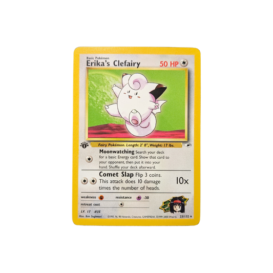 (G1) Erika's Clefairy 1st Edition #025/132 NM