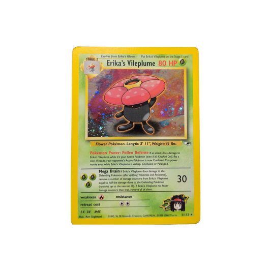 (G1) Erika's Vileplume Holofoil #005 LP