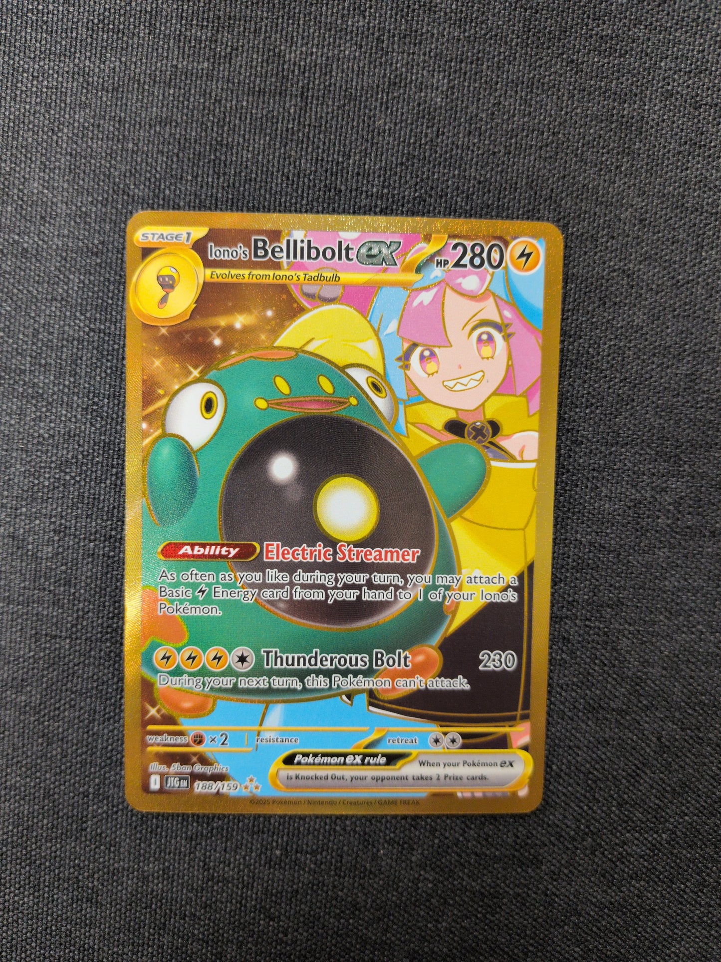 (JTG) Iono's Bellibolt #188 NM