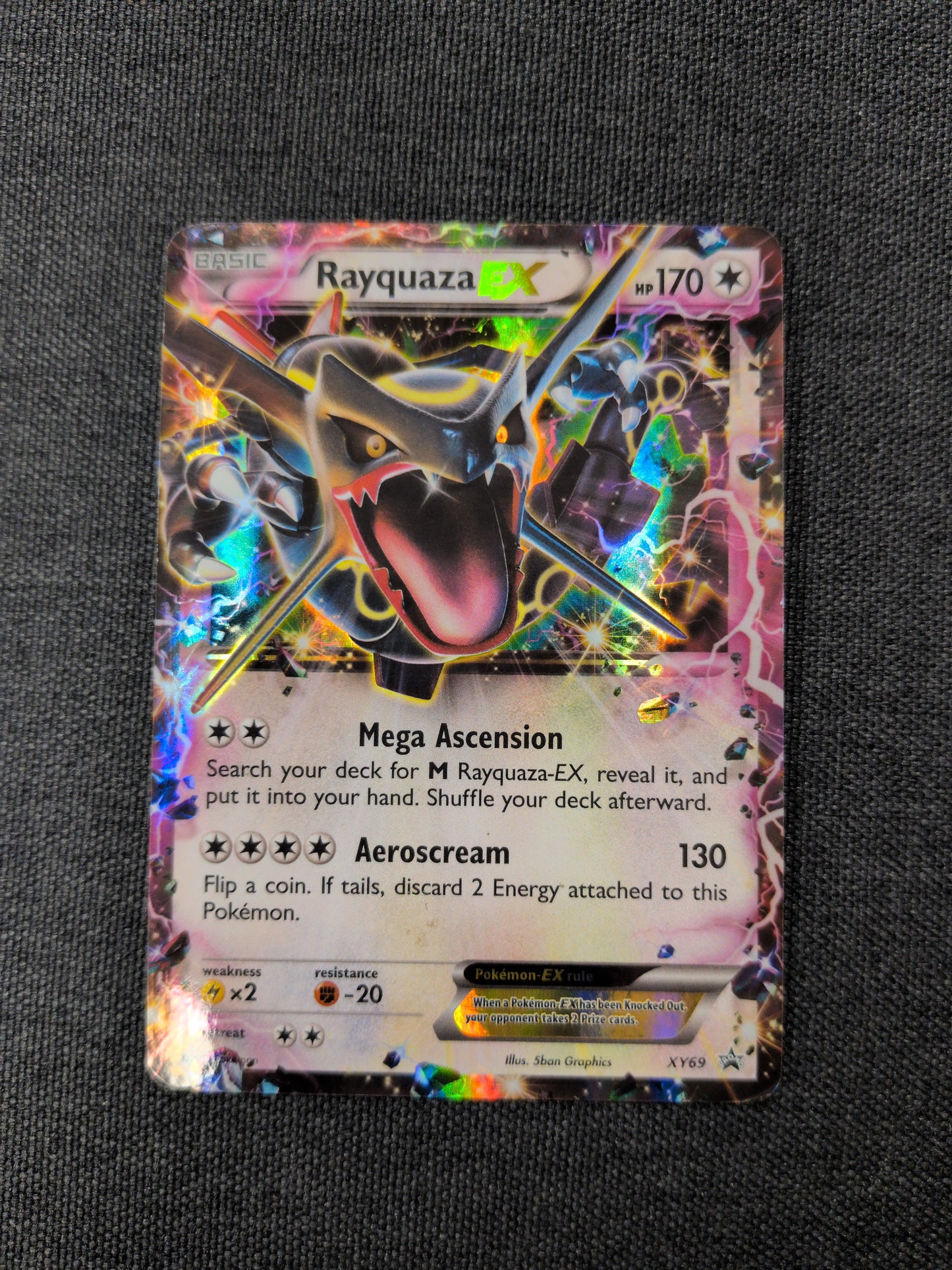 (Promo) Rayquaza EX Shiny #XY69 DMG