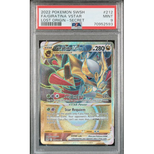(SWSH11) Giratina VSTAR #212 PSA 9 Mint
