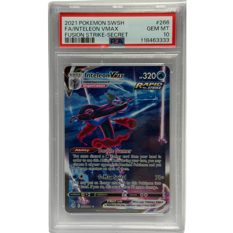 Inteleon VMAX #266 PSA 10